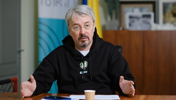 Міністр культури України Олександр Ткаченко. Фото: rbc.ua
