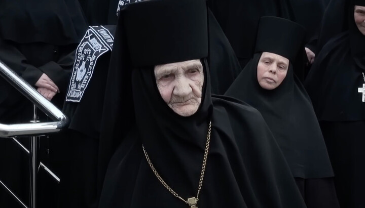 Ігуменя Алевтина (Сірук). Фото: скріншот YouTube-каналу Rivne Church