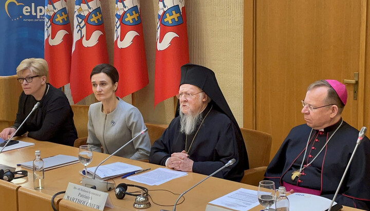 Патріарх Варфоломій у Литві. Фото: fosfanariou.gr