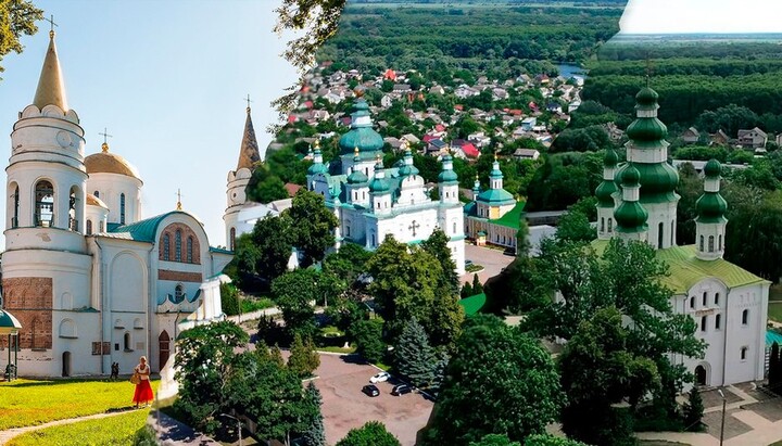 The Cathedral of the Transfiguration and the complexes of the Trinity and Eletsky monasteries. Photo: suspilne.media
