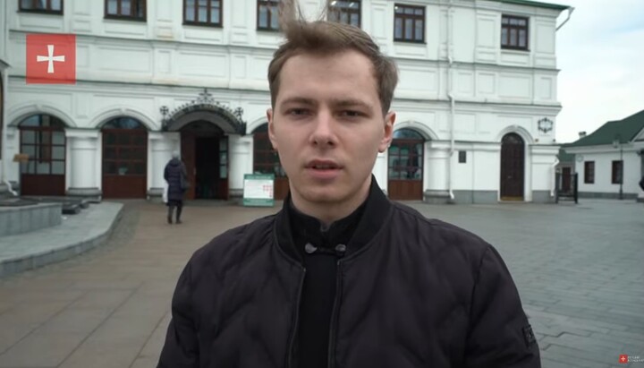 Владислав Полюхович, студент КДАіС. Фото: скріншот відео YouTube-каналу Перший Козацький