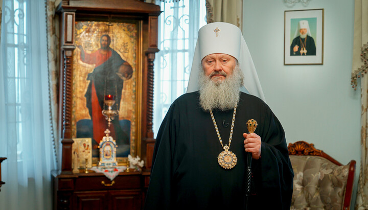 Starețul Lavrei Peșterilor de la Kiev Mitropolitul Pavel. Imagine: lavra.ua