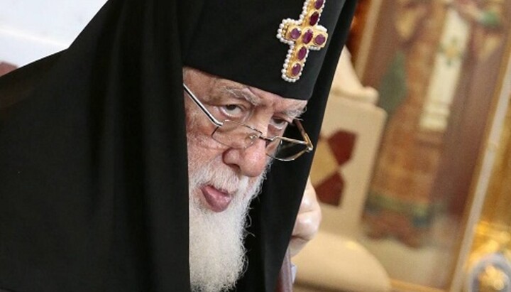 Georgian Patriarch Ilia II. Photo: press service of the Georgian Church