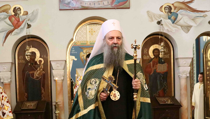 Patriarhul Serbiei Porfirie. Imagine: spc.rs