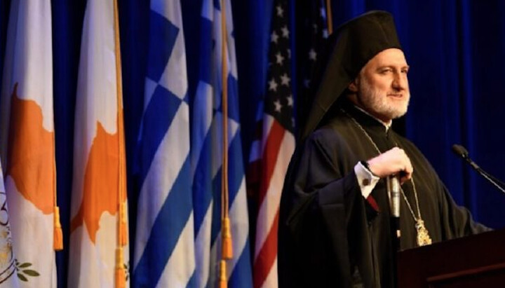 Глава фанариотского экзархата в США архиепископ Элпидофор. Фото: dogma.gr