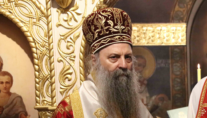 Πατριάρχης Σερβίας κ. Πορφύριος. Φωτογραφία: spc.rs