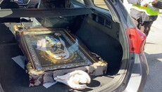 Поліція не дозволила вивезти з Лаври ікону святителя-патріарха РПЦ