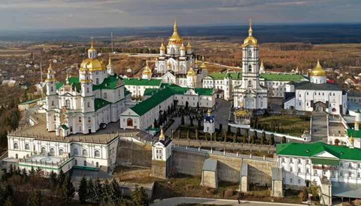 Αγία Λαύρα Κοιμήσεως Θεοτόκου του Ποτσάεφ. Φωτογραφία: μοναστήρι σελίδα στο Facebook