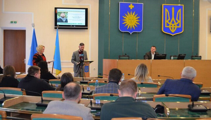 Session of the Kamyanets-Podilskyi City Council April 4, 2023 Photo: kam-pod.gov.ua