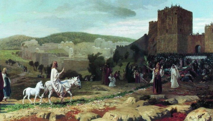 Вхід Господній в Єрусалим. Жан-Леон Жером, 1897 р. Фото: foma.ru