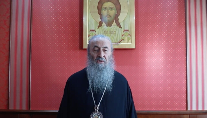 Întâistătătorul Bisericii Ortodoxe Ucrainene. Imagine: screenshot facebook.com