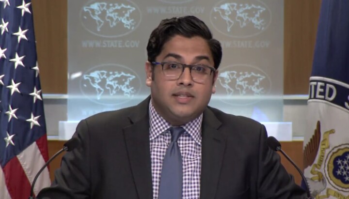 Principal Deputy Spokesperson for the US Department Vedant Patel. Photo: Vedant Patel's Twitter page