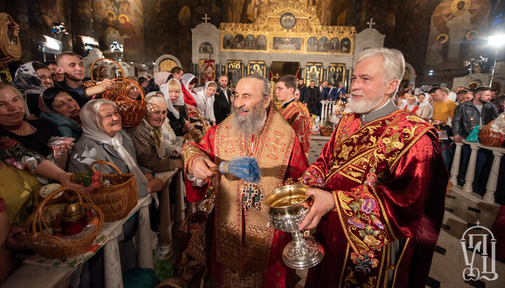 Великдень у Києво-Печерській лаврі. Фото: news.church.ua