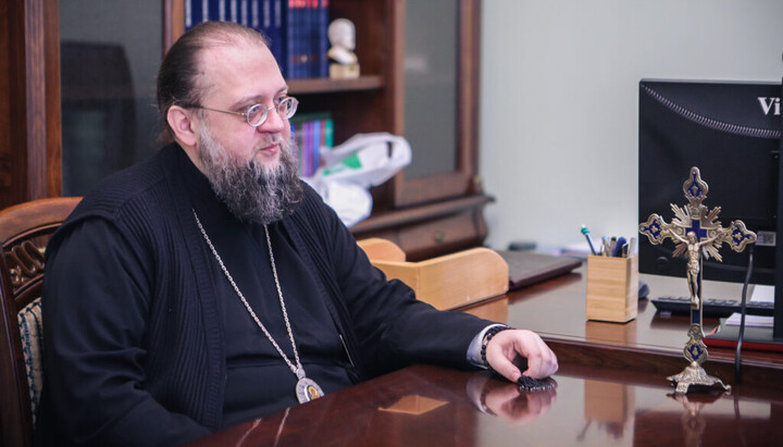 Rector of the KDAiS, Archbishop Silvester (Stoychev) of Bilohorodka. Photo: kdais.kiev.ua