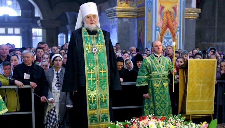Abbot of the Pochaiv Lavra, Metropolitan Volodymyr. Photo: UOC Information Center