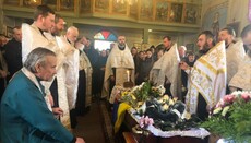 В Мукачевской епархии отпели погибшего на фронте сына священника УПЦ