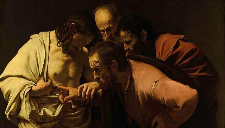Христос та апостол Фома. Караваджо. Фрагмент. Фото: wikipedia.org