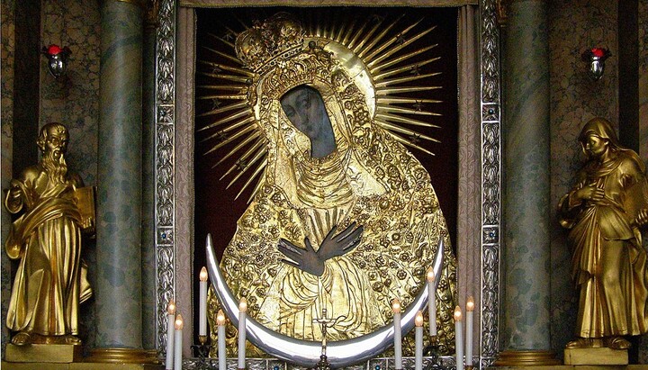 Ікона Богородиці «Остробрамська». Фото: wikipedia.org