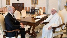 Премьер-министр Украины встретился с папой римским