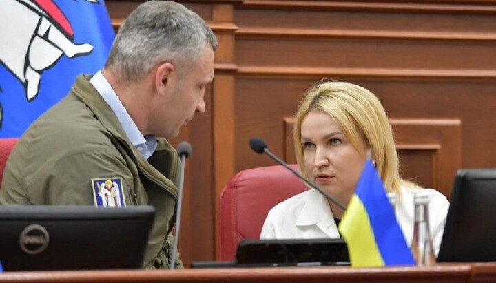 Кличко та Вікторія Муха. Фото: glavcom.ua