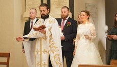 В общине УПЦ в Лондоне прошло первое таинство Венчания