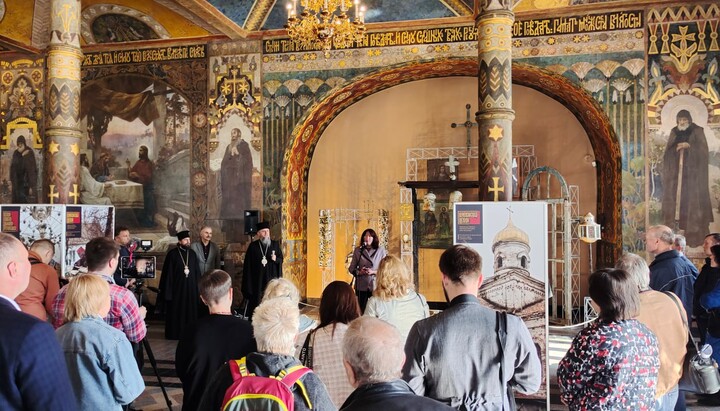 Відкриття виставки у Трапезному храмі Києво-Печерської лаври. Фото: dess.gov.ua