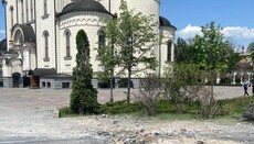 В Горловке из-за обстрелов пострадал храм УПЦ