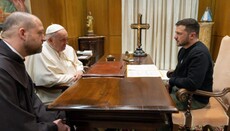Зеленский встретился с папой римским в Ватикане