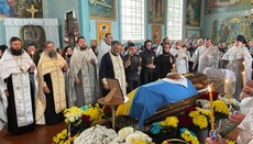 Sarny Eparchy of UOC holds funeral service for priest's son killed at front