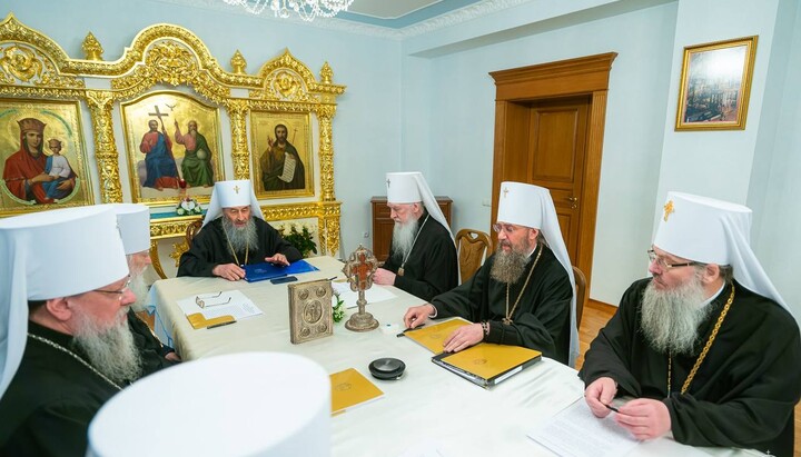A meeting of the Holy Synod of the UOC. Photo: The UOC Information and Education Department 