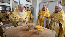 Одесский архиерей освятил храм в честь великомученика Георгия в Долинском