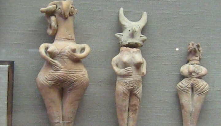 Pagan idols from the times of Tripoli culture. Photo: spadok.org.ua