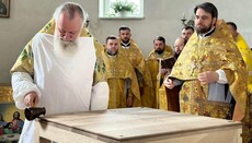Митрополит Феодор освятив новий престол у селі Гребля