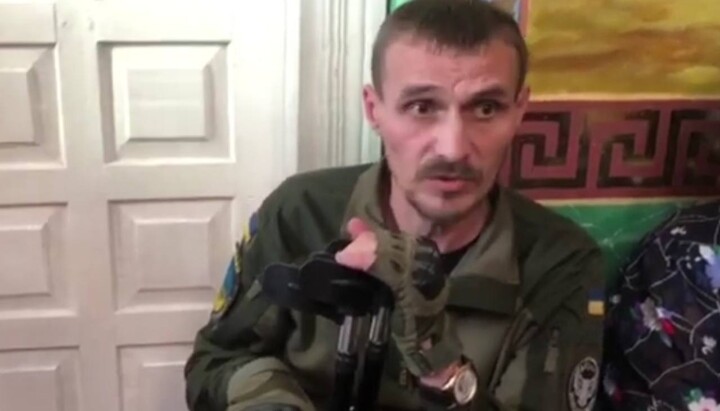 Στρατιώτης των Ένοπλων Δυνάμεων της Ουκρανίας Ιβάν Βαλέφσκι. Φωτογραφία: Στιγμιότυπο του βίντεο του καναλιού Telegram «Dozor στο 
