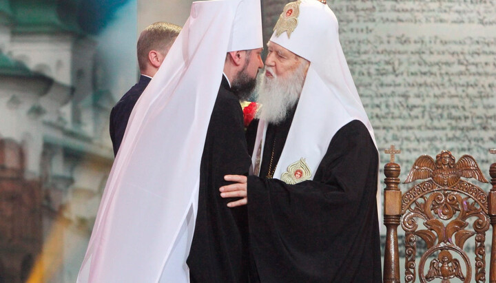 Epifanie spune că nu i-a promis nimic lui Filaret. Imagine: Ukrainska Pravda