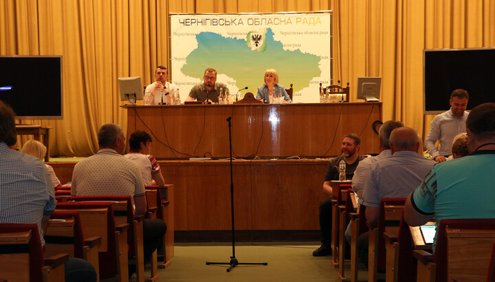 The Chernihiv Regional Council session on 6 June 2023 Photo: The Regional Council’s Facebook page