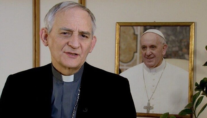 Ο ειδικός απεσταλμένος του Πάπα Ρώμης, καρδινάλιος Ματέο Ζούπι. Φωτογραφία: vaticannews.va