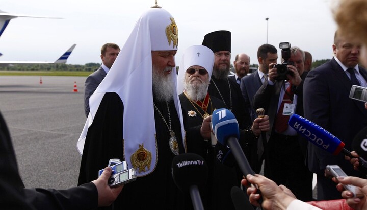 Ο Πατριάρχης Κύριλλος στην Εσθονία το 2013. Φωτογραφία: ERR