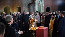 Memorial service for Mazepa held at Kyiv-Pechersk Lavra