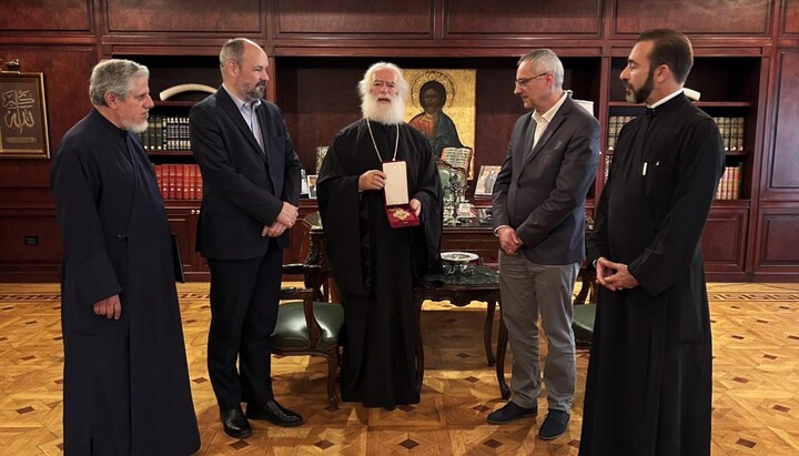 Patriarch Theodore with representatives of the Polish Church. Photo: website of the Patriarchate of Alexandria