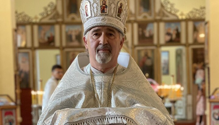 The deceased rector of the UOC church in Bilozerka, Priest Nikolai Palagniuk. Photo: the Kherson Eparchy website