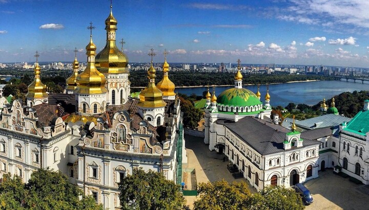 The Dormition Cathedral and the Refectory Church of the Kyiv-Pechersk Lavra. Photo: 24tv.ua