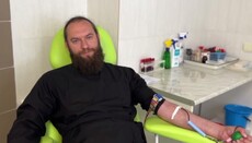 В Одесской епархии УПЦ сдали кровь для онкобольных детей и раненых воинов