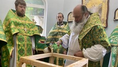 У Хустській єпархії освятили храм в ім'я преподобного Агапіта Печерського
