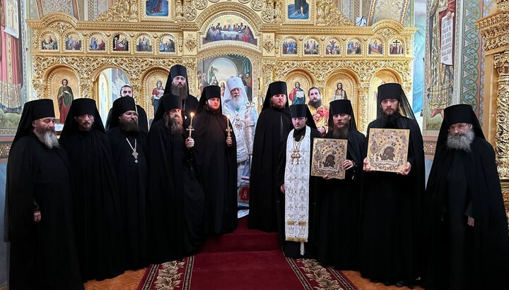 Братия Покровского скита пополнилась тремя иноками. Фото: Telegram-канал Одесской епархии УПЦ