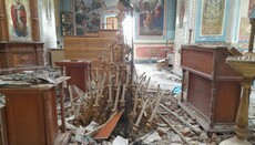 У Мережі опублікували фото зруйнованого монастиря під Волновахою