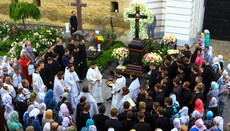 В Лавре молитвенно почтили память Блаженнейшего Митрополита Владимира
