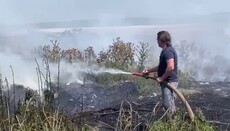 На Одещині монастирська пожежна команда врятувала від вогню житлові будинки