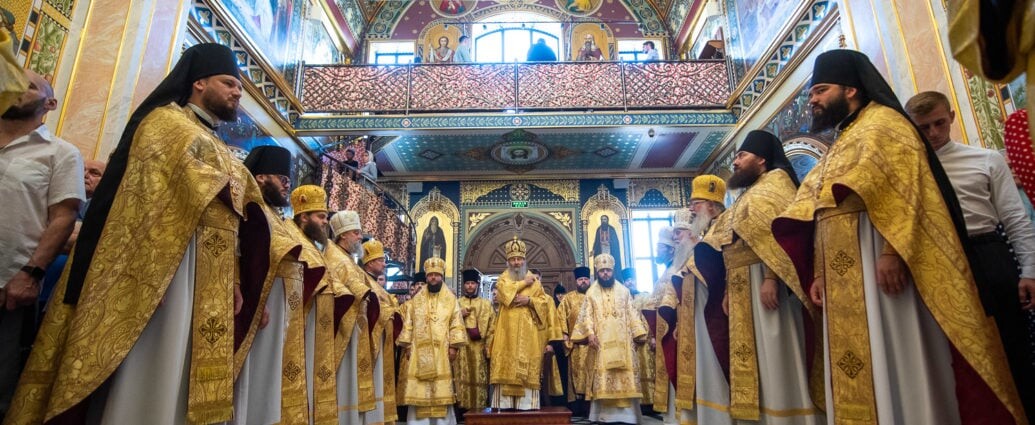 Предстоятель УПЦ очолив літургію у Києво-Печерській лаврі