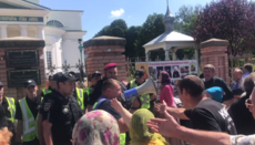 Полиция Белой Церкви не пустила прихожан в укрытие собора во время тревоги
